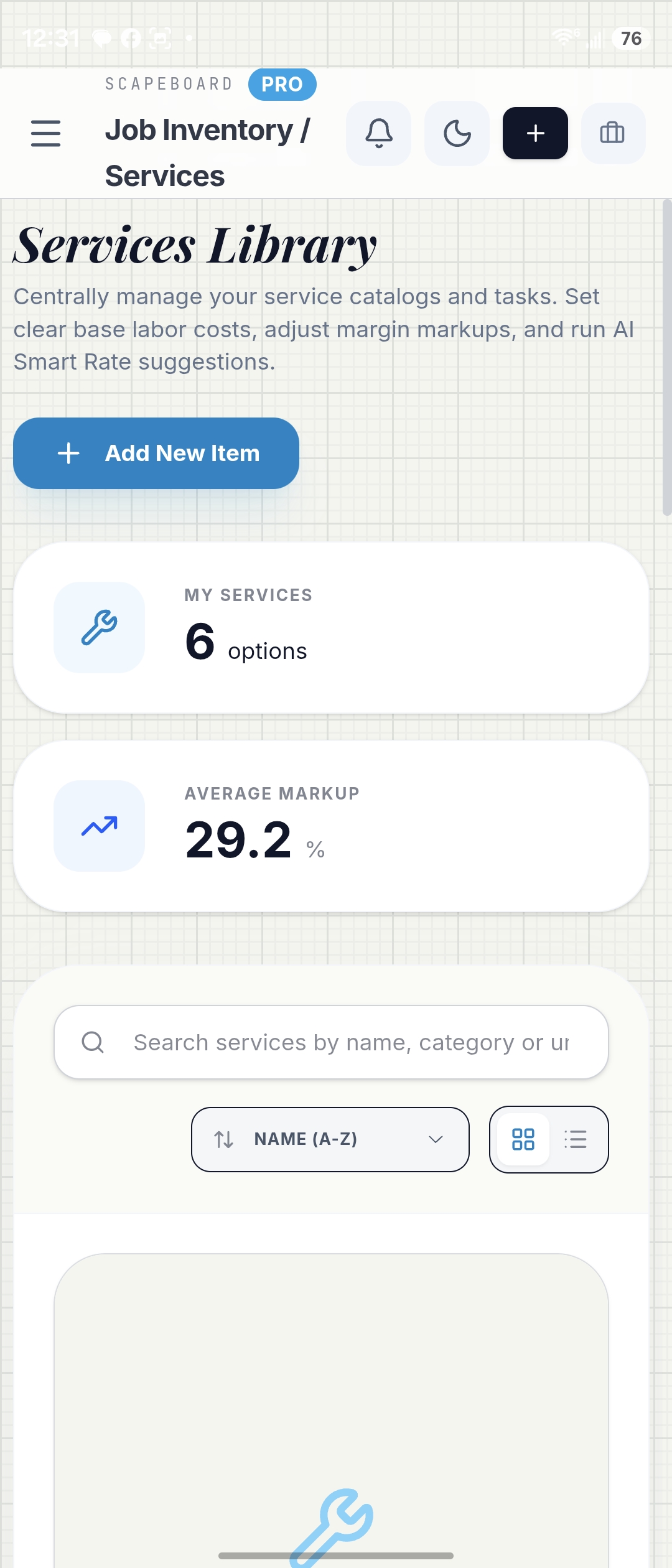 Scapeboard services library