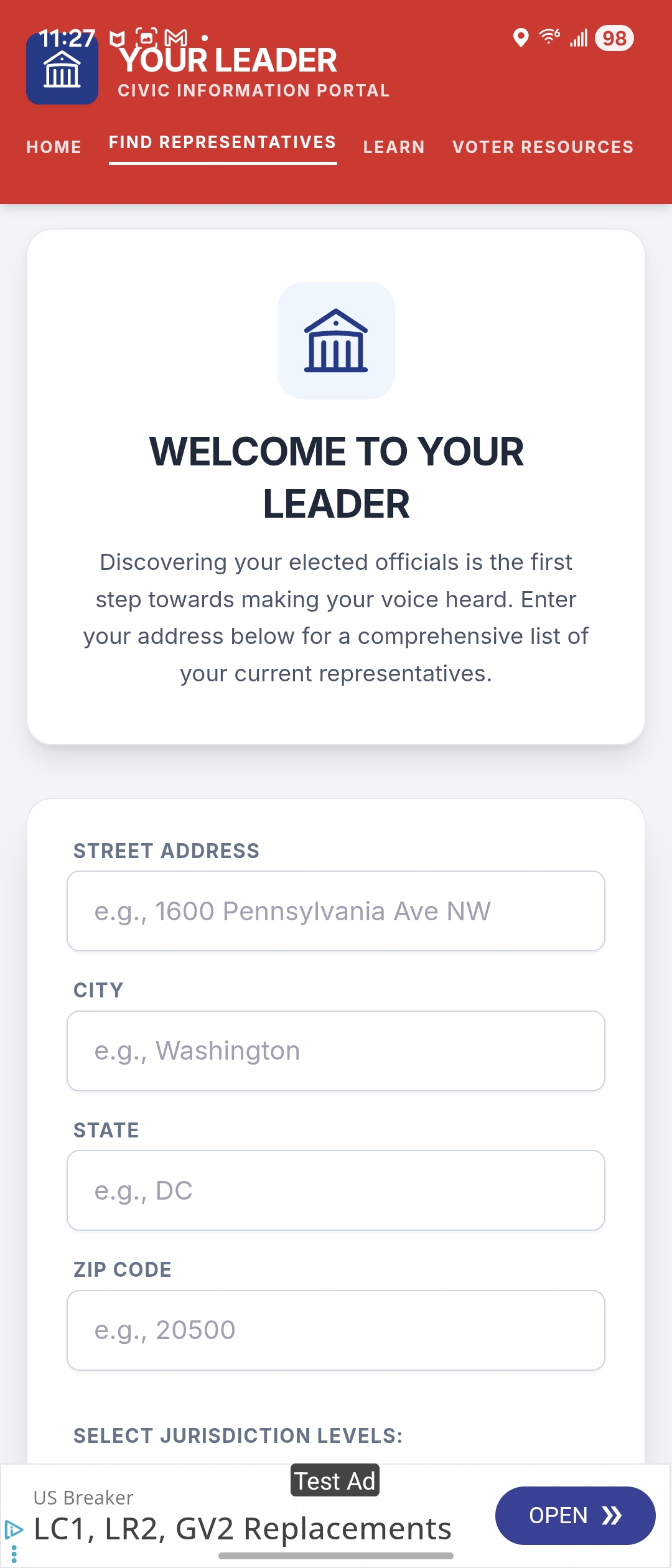 Your Leader app screenshot